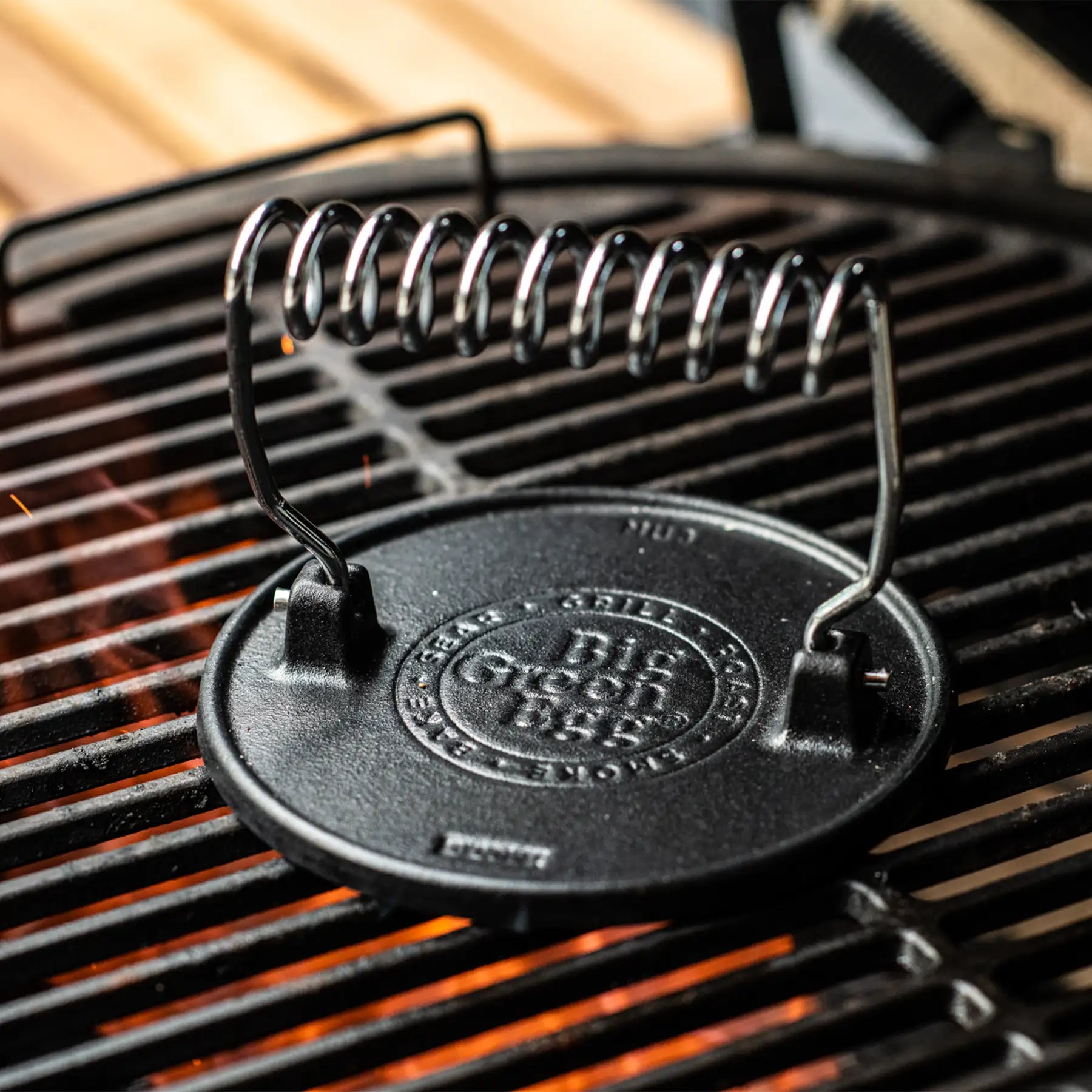 Gusseisen-Grillpresse