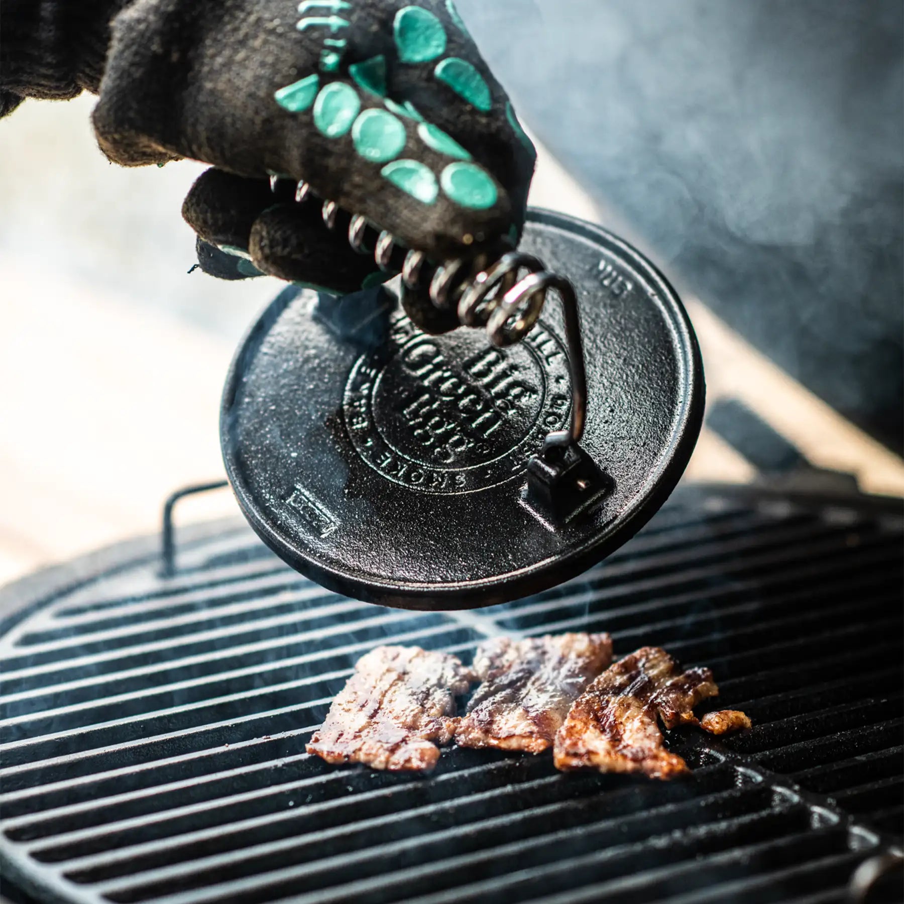 Gusseisen-Grillpresse