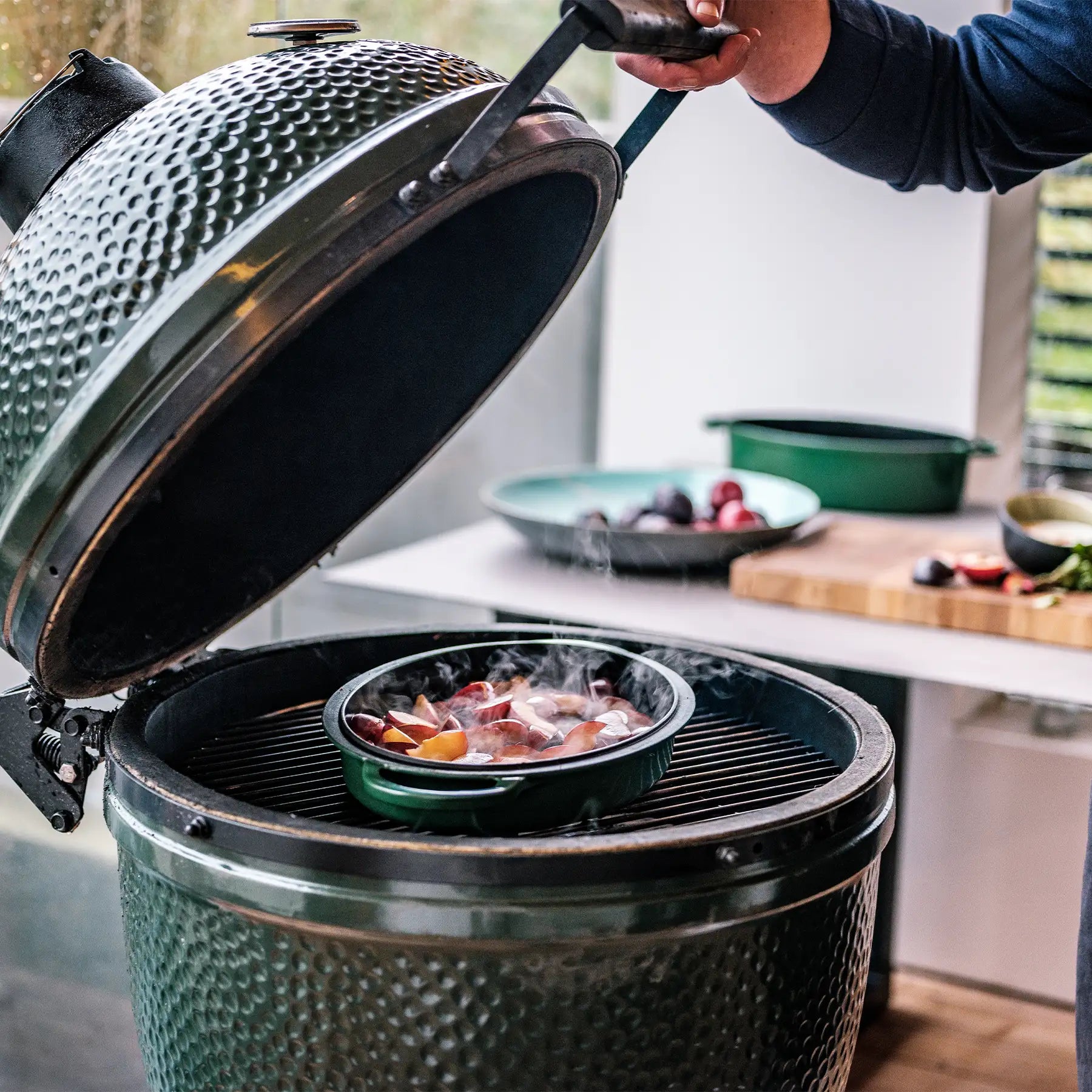 Green Dutch Oven Oval 5.2 l