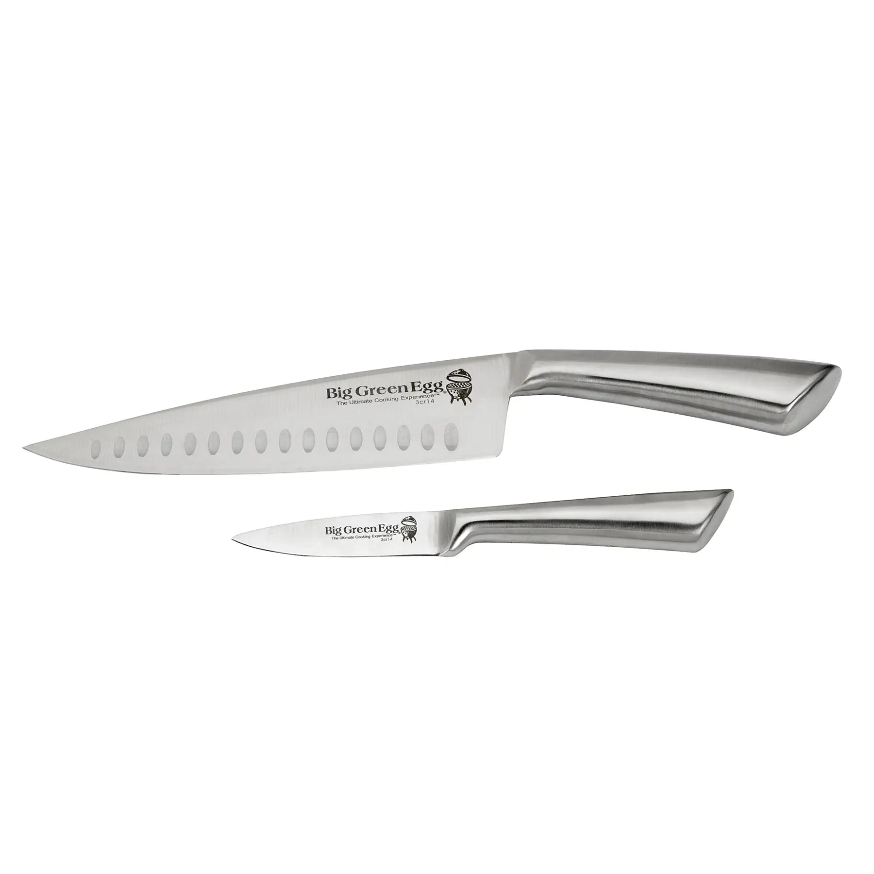 BGE chrome steel knife set
