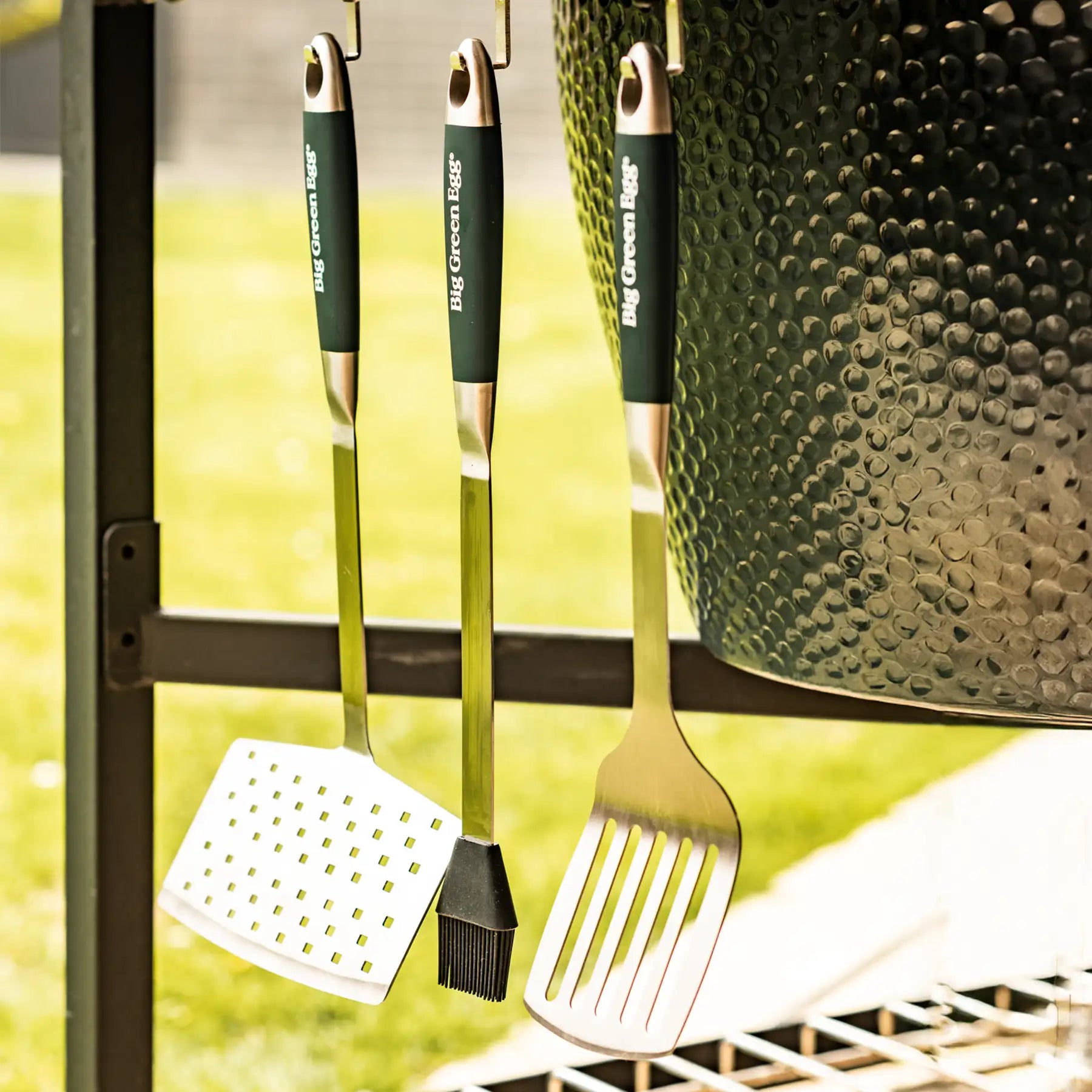 Set Küchenutensilien aus Edelstahl