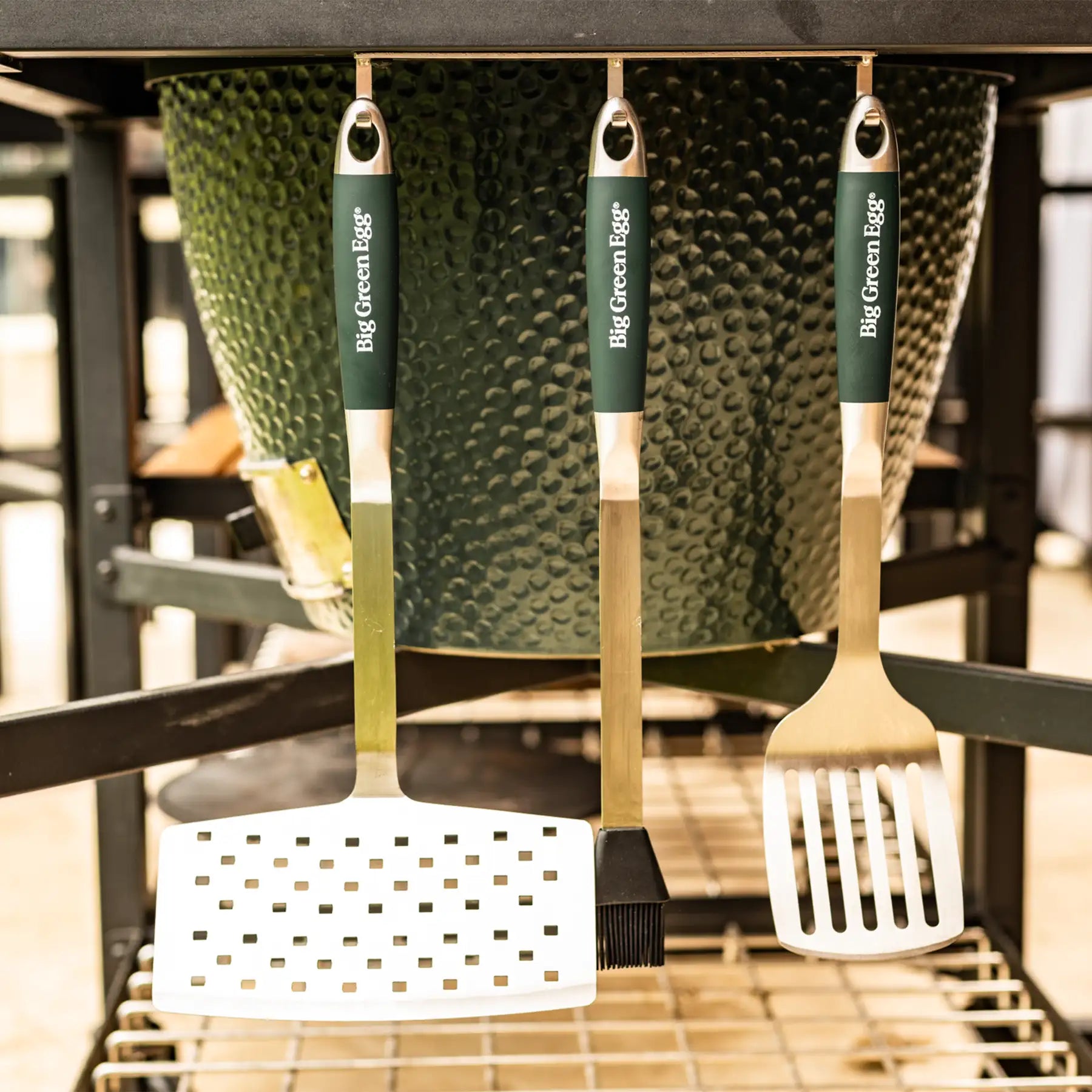 Set Küchenutensilien aus Edelstahl