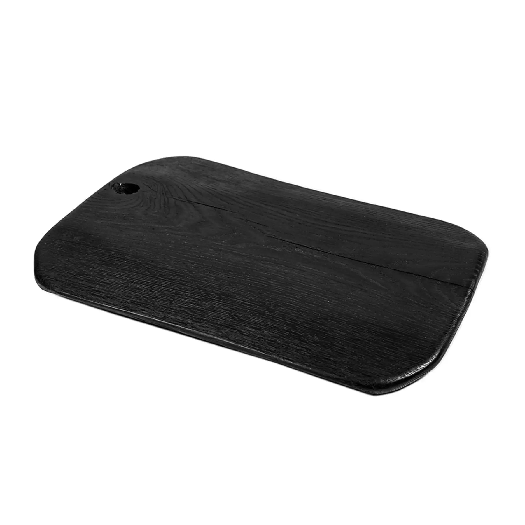 Steak cutting board, over 1000 years old, rustic bog oak (350x350x40mm)