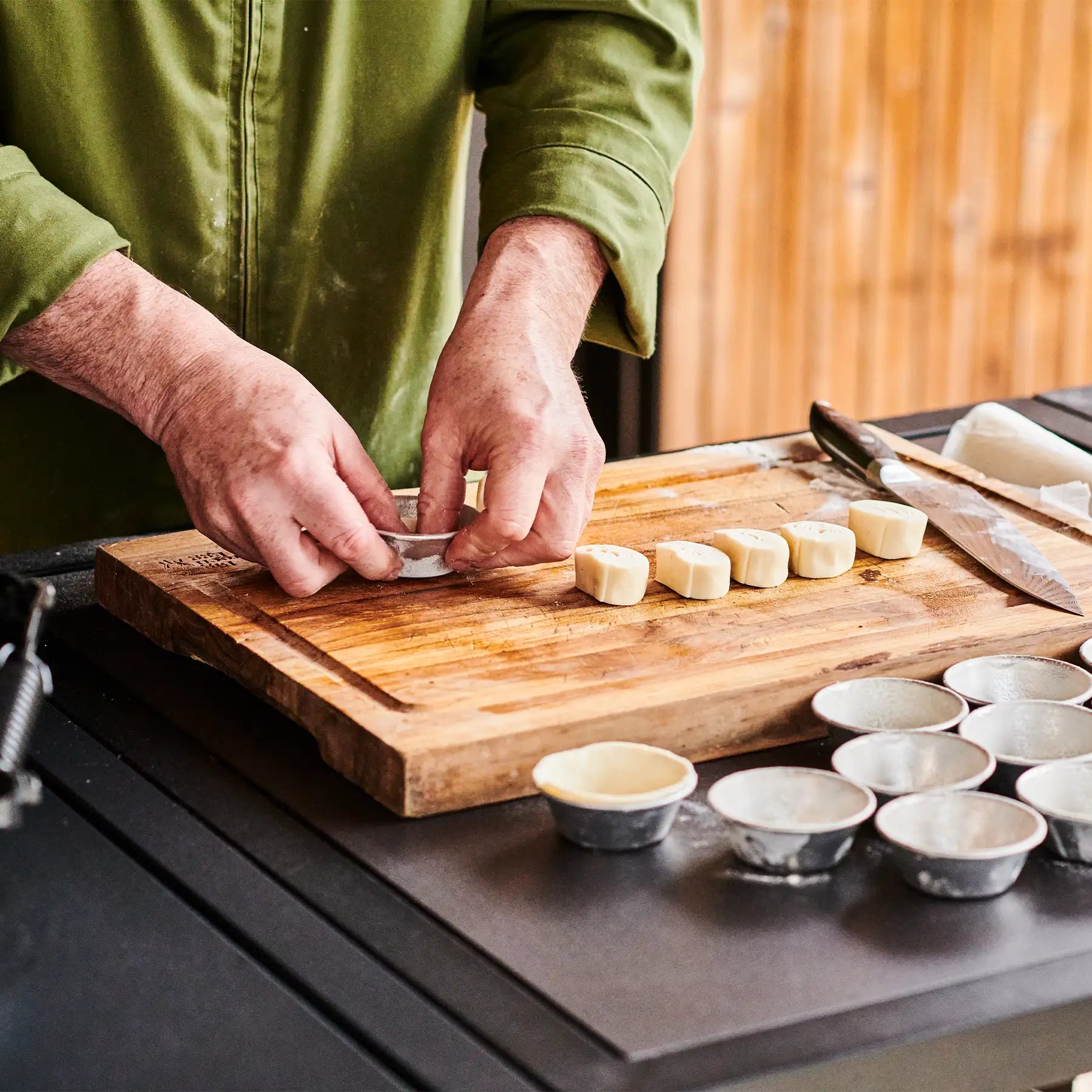 Schneidebrett Teakholz