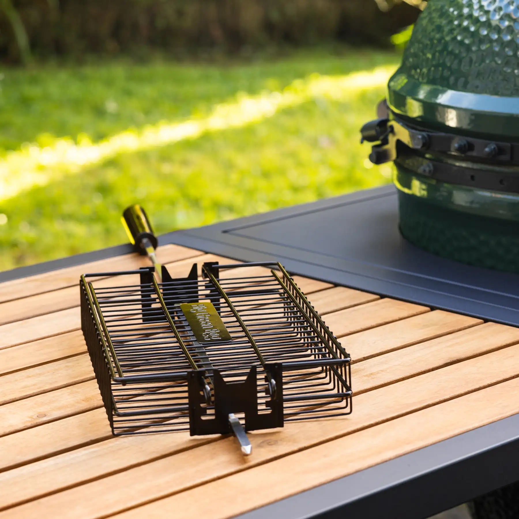 Flacher Korb zur Rotisserie