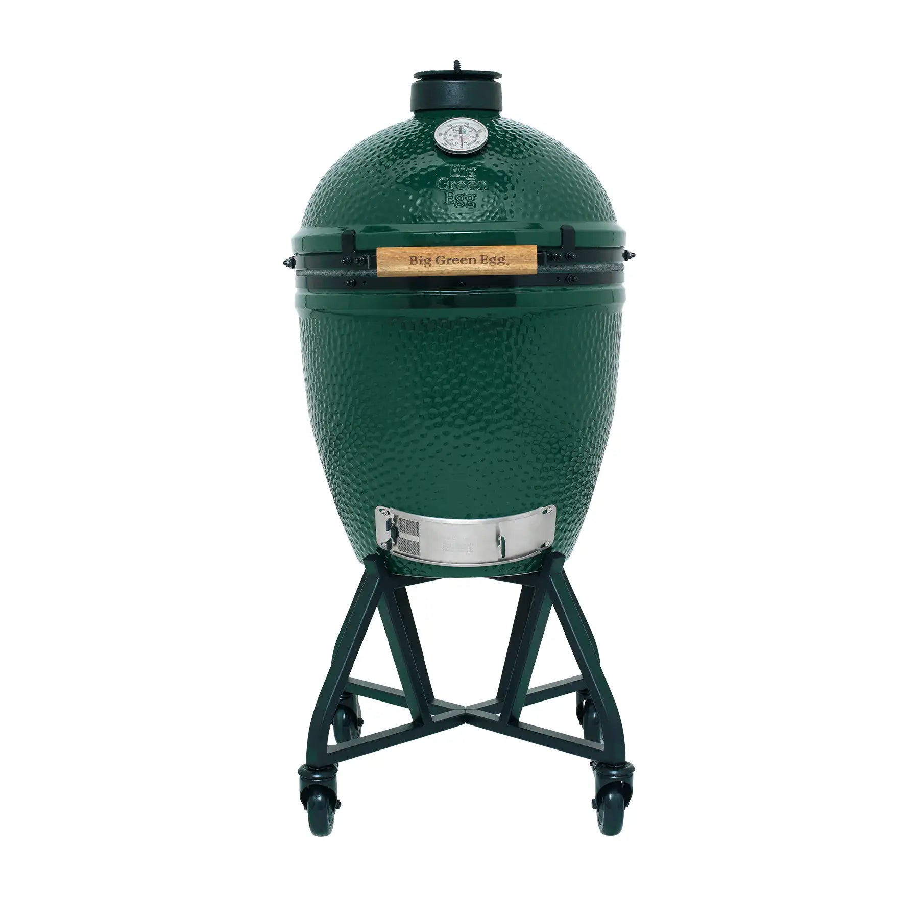 Large Big Green Egg in trolley