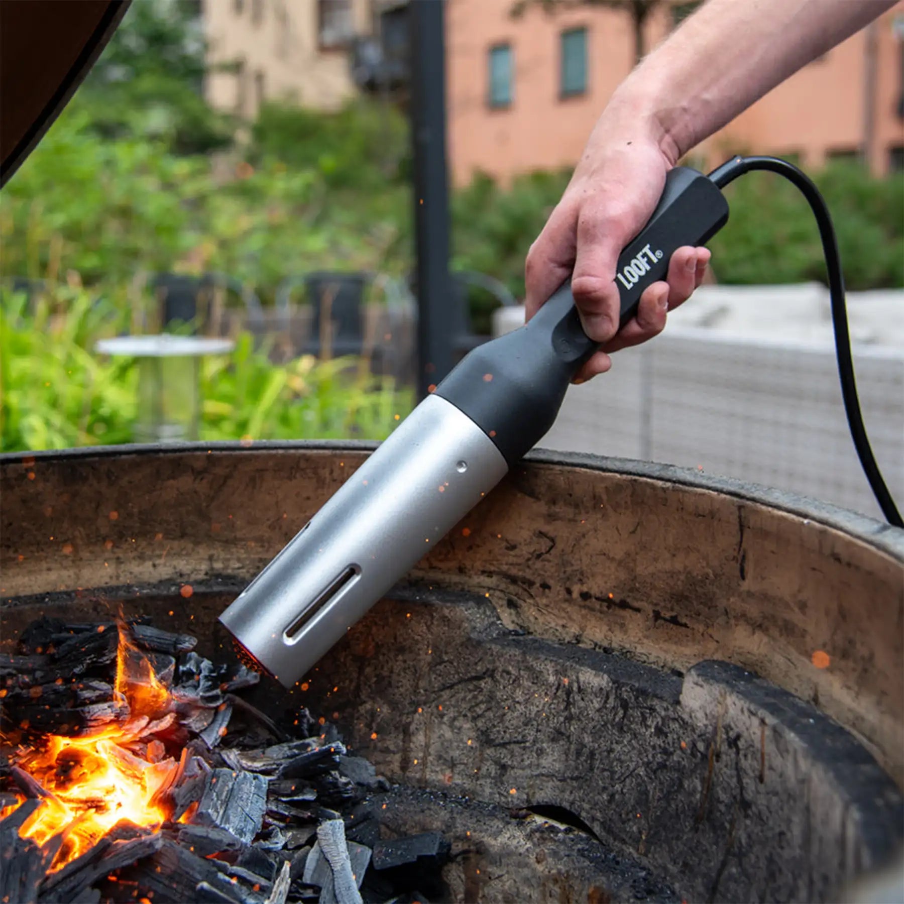 Looft Luftfeuerzeug – Holzkohle-Anzünder