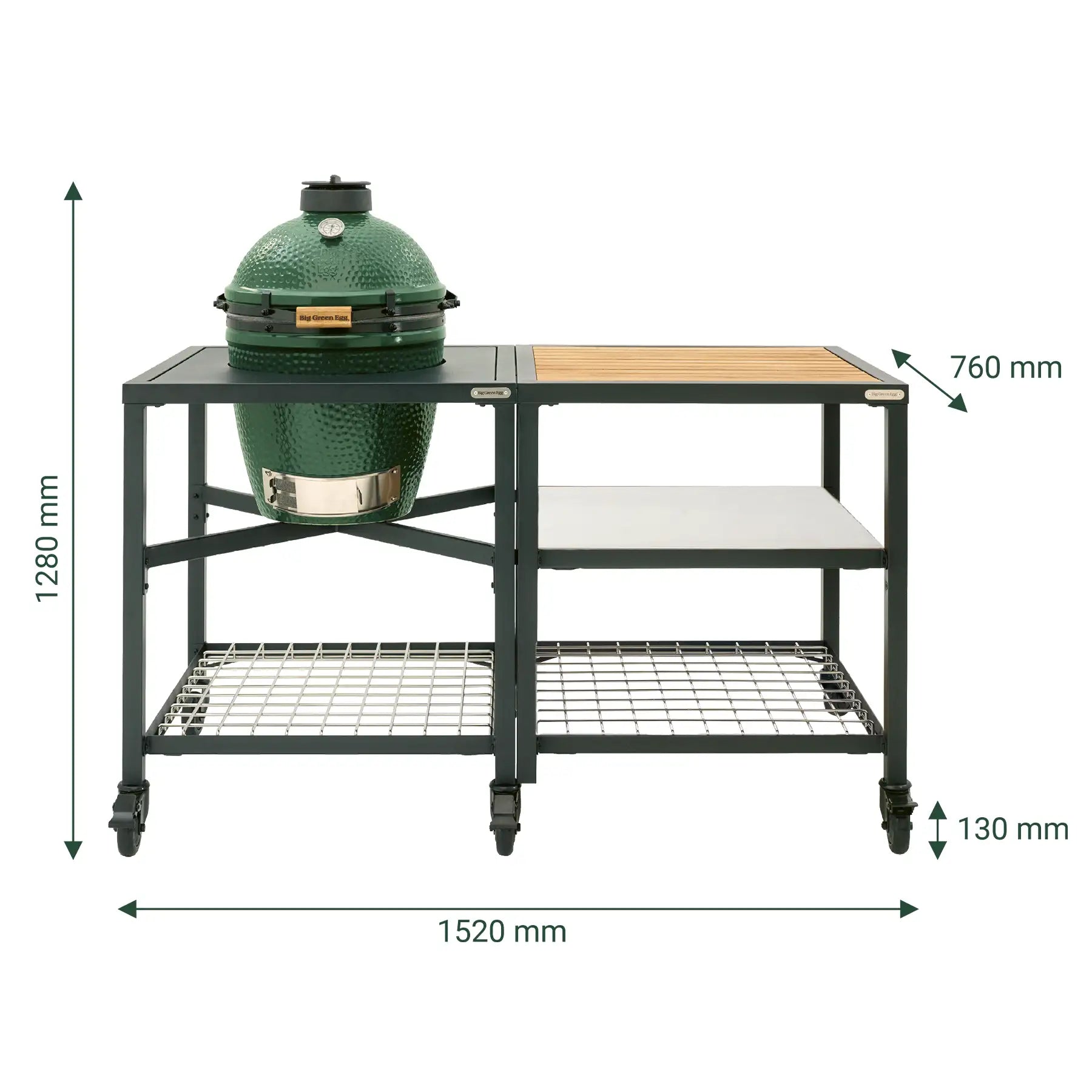 Big Green Egg Medium Outdoor-Küchen-Set
