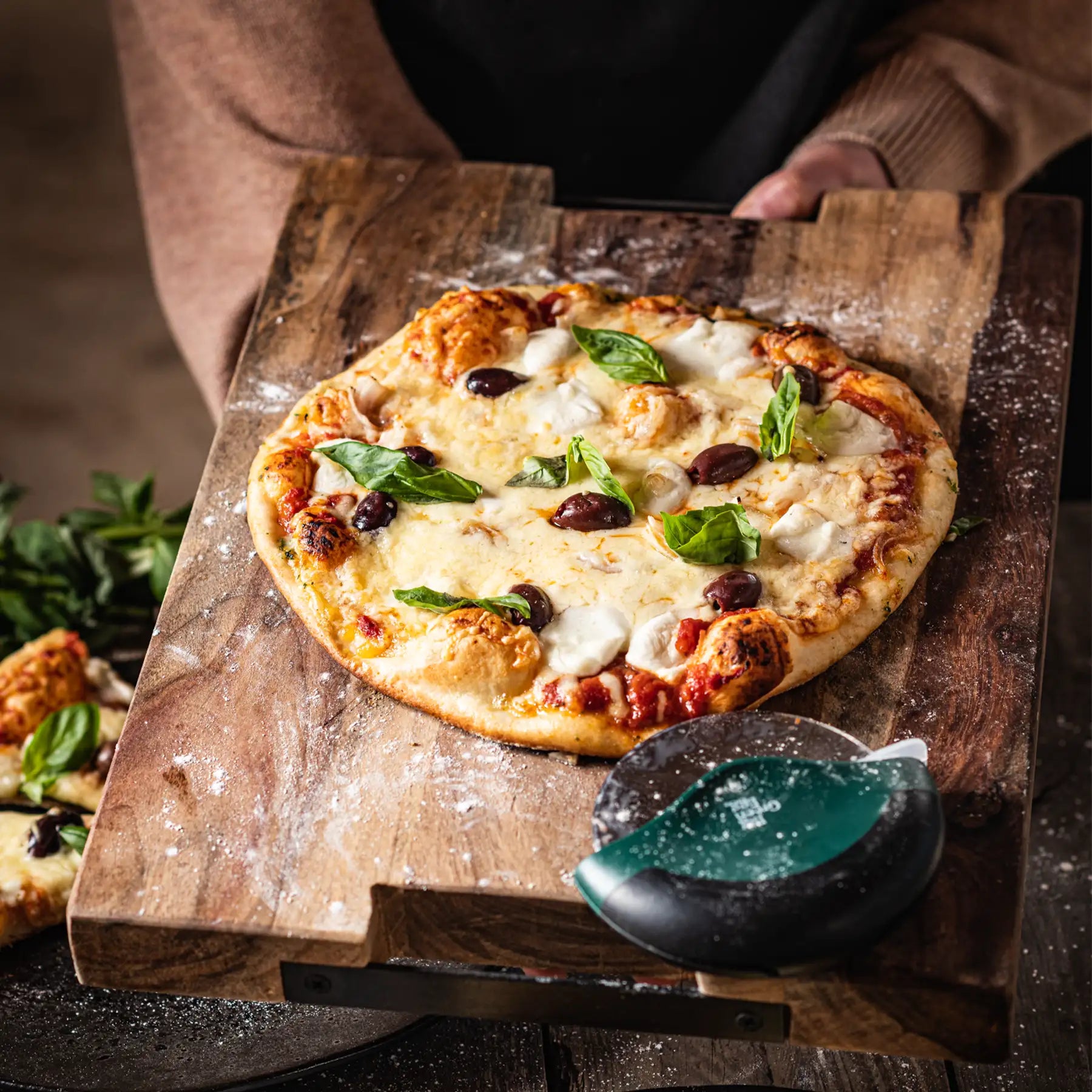 Pizzaschneider, Kompaktschneider