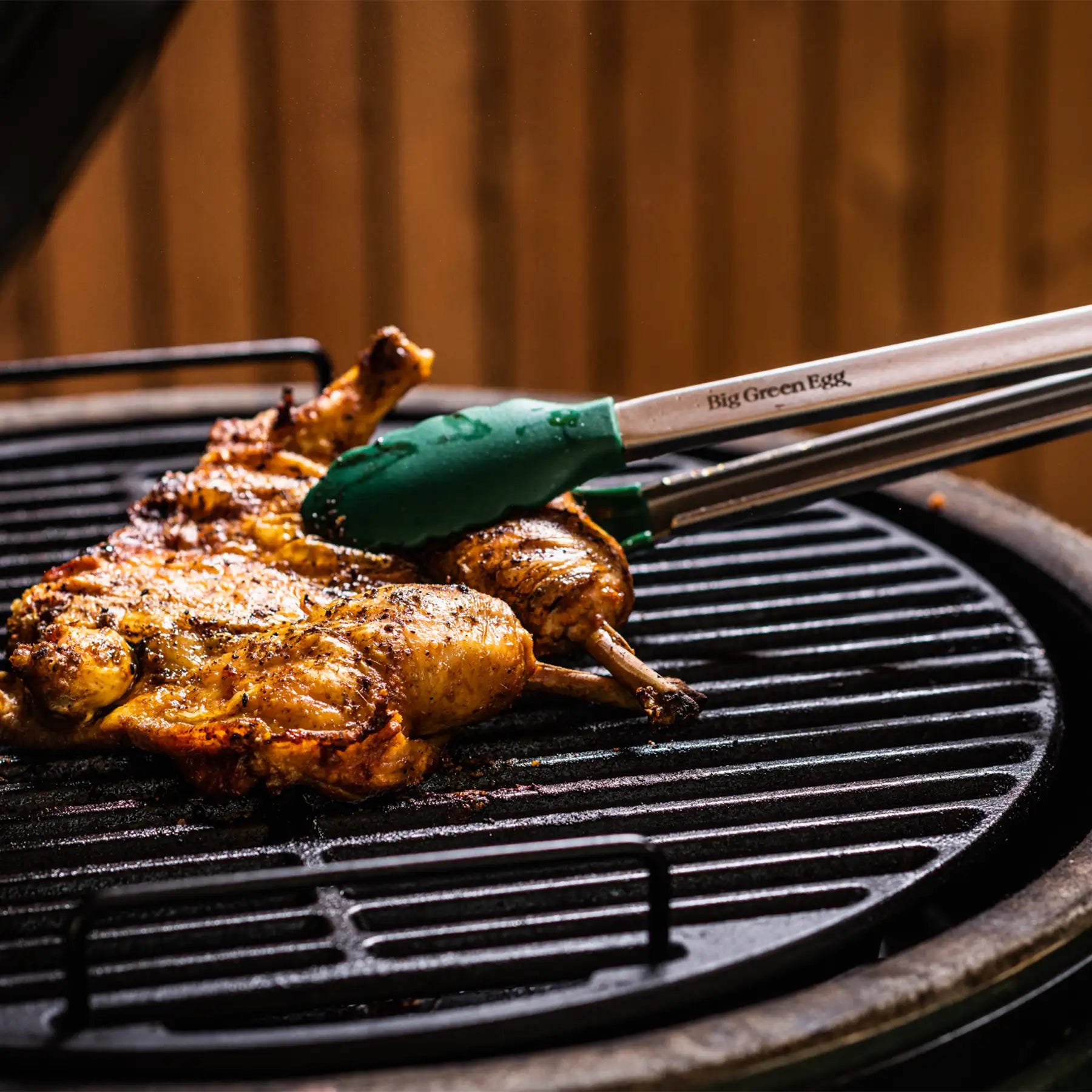 Grillzange mit Silikonspitzen – 30 cm