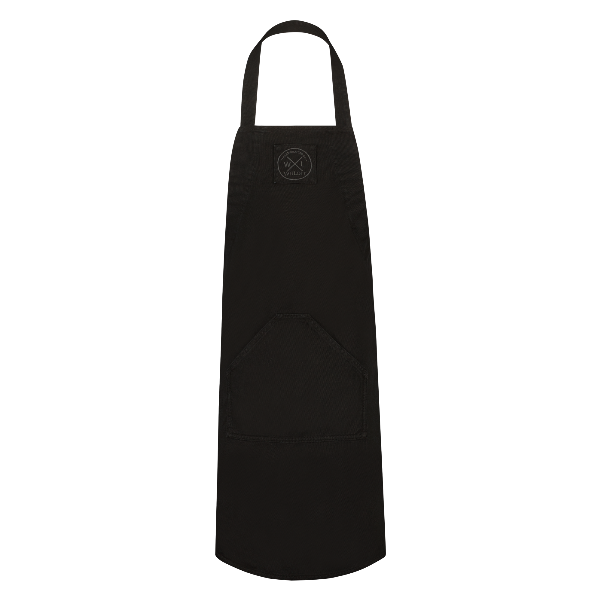 Witloft Baumwollschürze, schwarz
